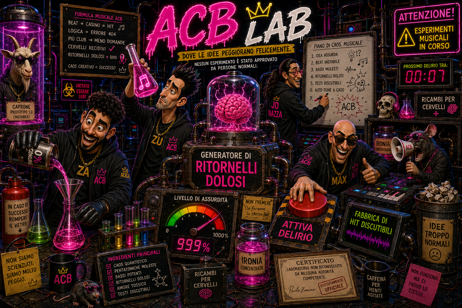 ACB Lab — Il laboratorio delle idee peggiori